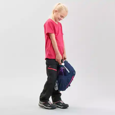 Kids' Hiking T-Shirt - MH500 Aged 7-15 - Pink
