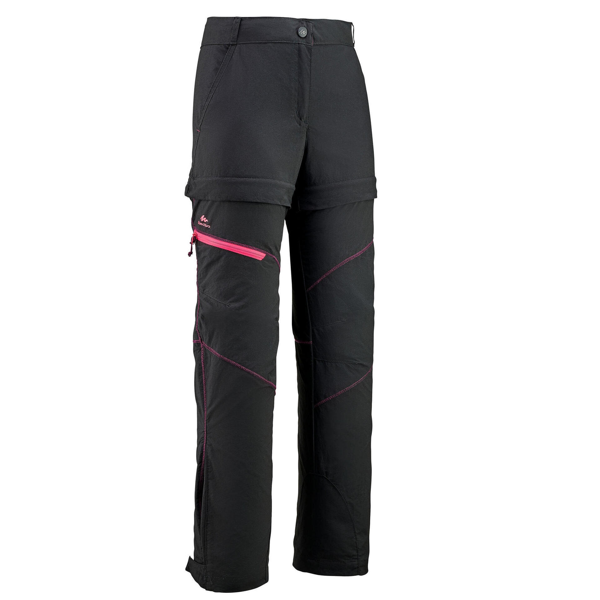 Mh550 Neri Pantaloni Trekking Modulabili Donna Pantaloni Donna Trekking  Decathlon Sales