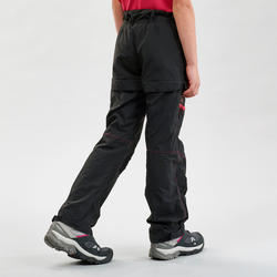 Pantaloni modulabili montagna bambino 7-15 anni MH500 turchesi QUECHUA |  DECATHLON