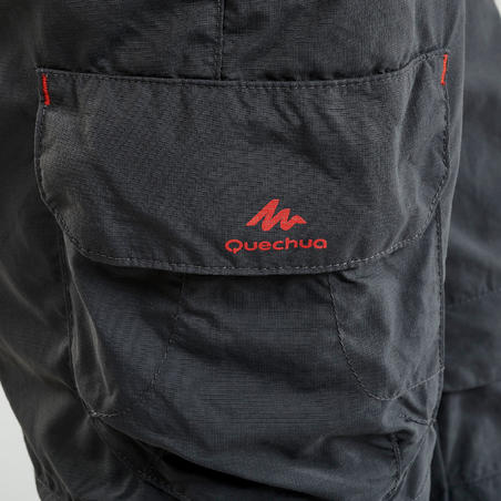 Pantalon de randonnée modulable - MH500 noir - Enfants