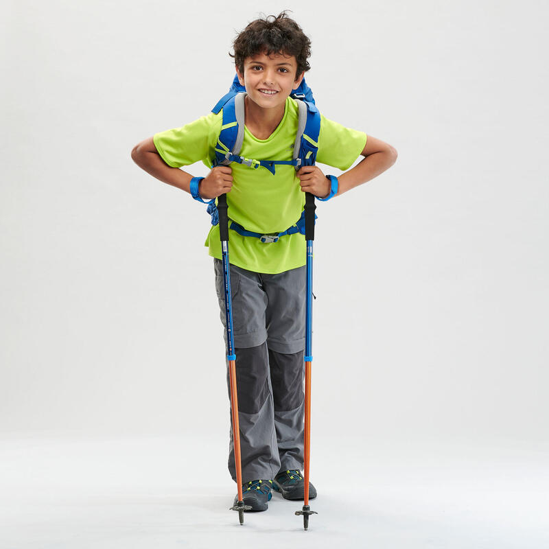 Gyerek póló túrázáshoz MH500, 7-15 éveseknek, zöld