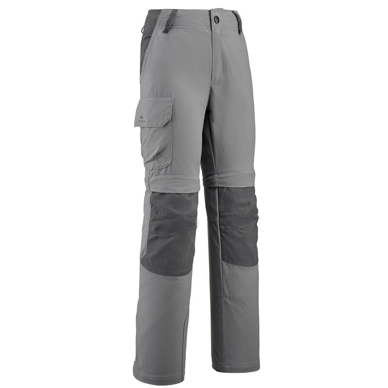 Pantaloni modulabili montagna bambino 7-15 anni MH500 neri