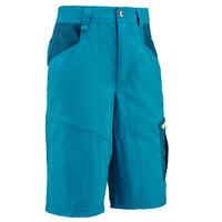 Kids’ Hiking Shorts - MH500 Aged 7-15 - Green