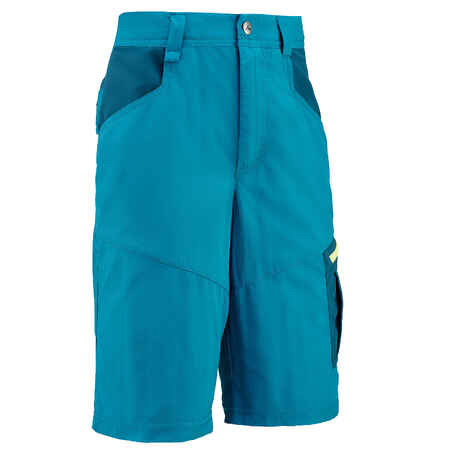 Kids’ Hiking Shorts - MH500 Aged 7-15 - Green