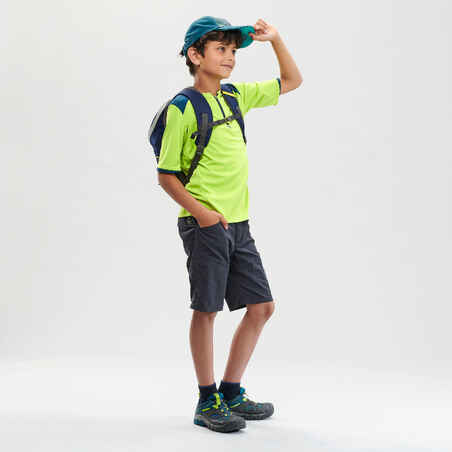 Kids’ Hiking Shorts - MH500 Aged 7-15 - Grey