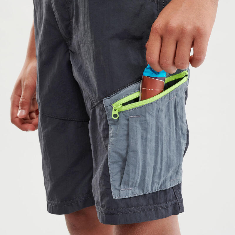 Wandershorts MH500 Kinder Gr. 122–170 grau