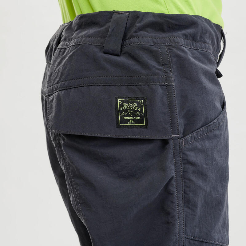 Wandershorts MH500 Kinder Gr. 122–170 grau