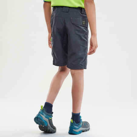 Kids’ Hiking Shorts - MH500 Aged 7-15 - Grey