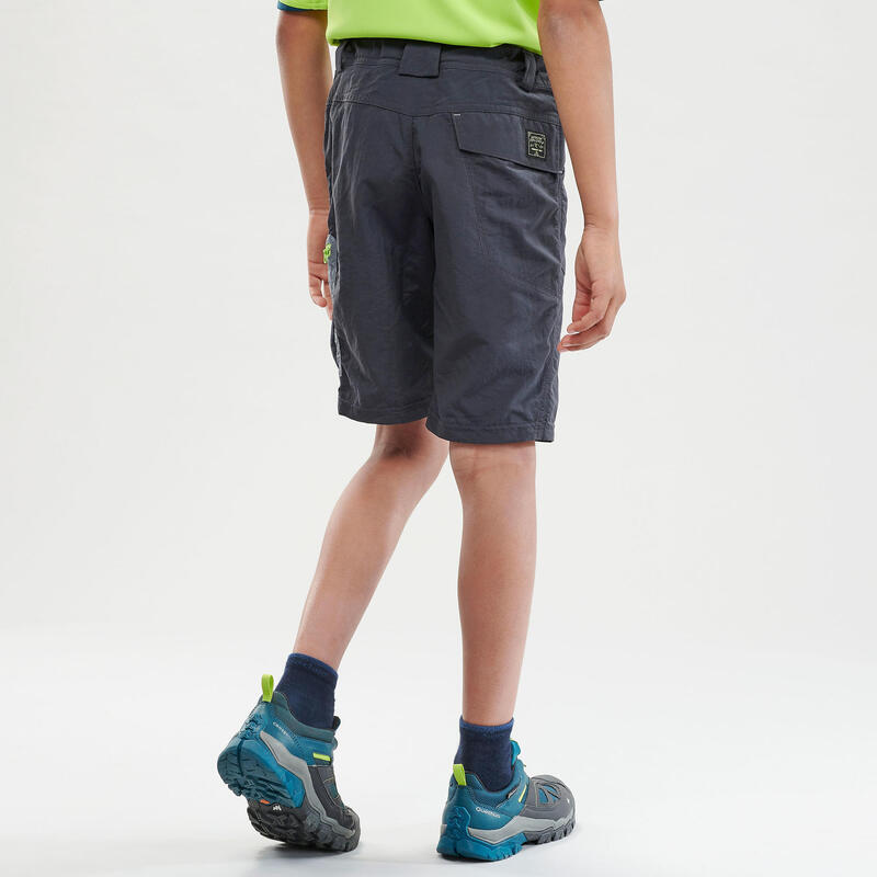 Short de randonnée - MH500 gris - enfant 7-15 ans