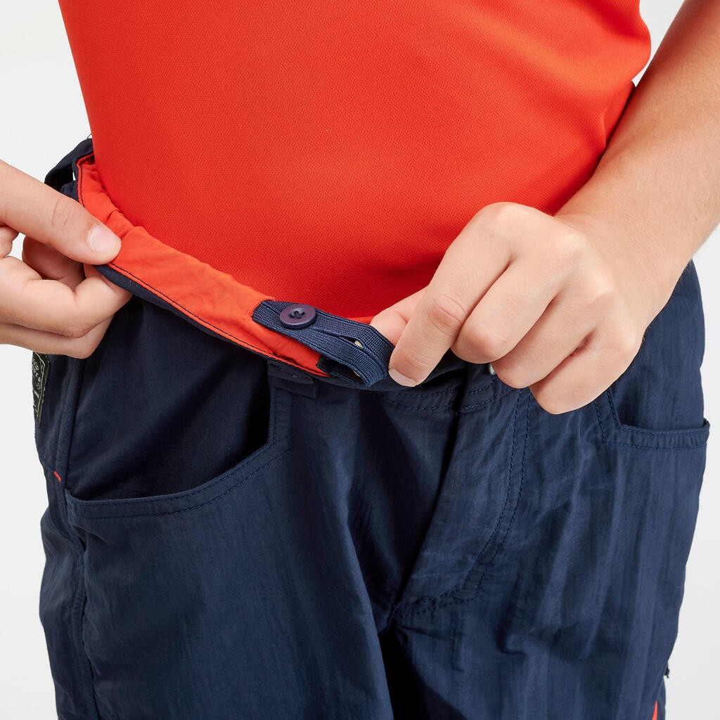Short de randonnée enfant 7-15 ans, MH500 marron