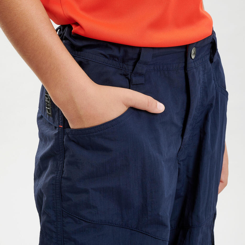 Short de randonnée enfant 7-15 ans, MH500 marron