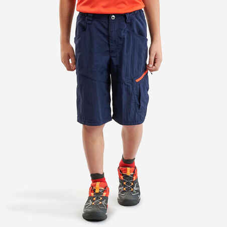 Kratke hlače za planinarenje MH500 za djecu 7 - 15 godina tamnoplave