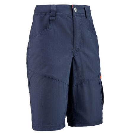 Short de randonnée - MH500 navy - enfant 7-15 ans