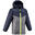 Gyerek kabát túrázáshoz MH150, vízhatlan, 2-6 éveseknek, szürke, kék