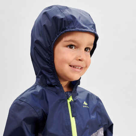 Kids’ Waterproof Hiking Jacket - MH100 Zip - Aged 2-6