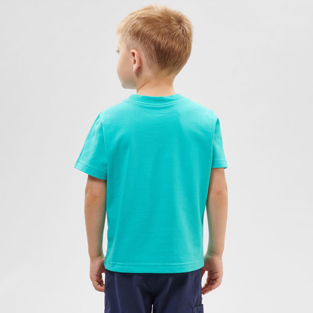 T-shirt de randonnée - MH100 bleu - enfant 2-6 ANS