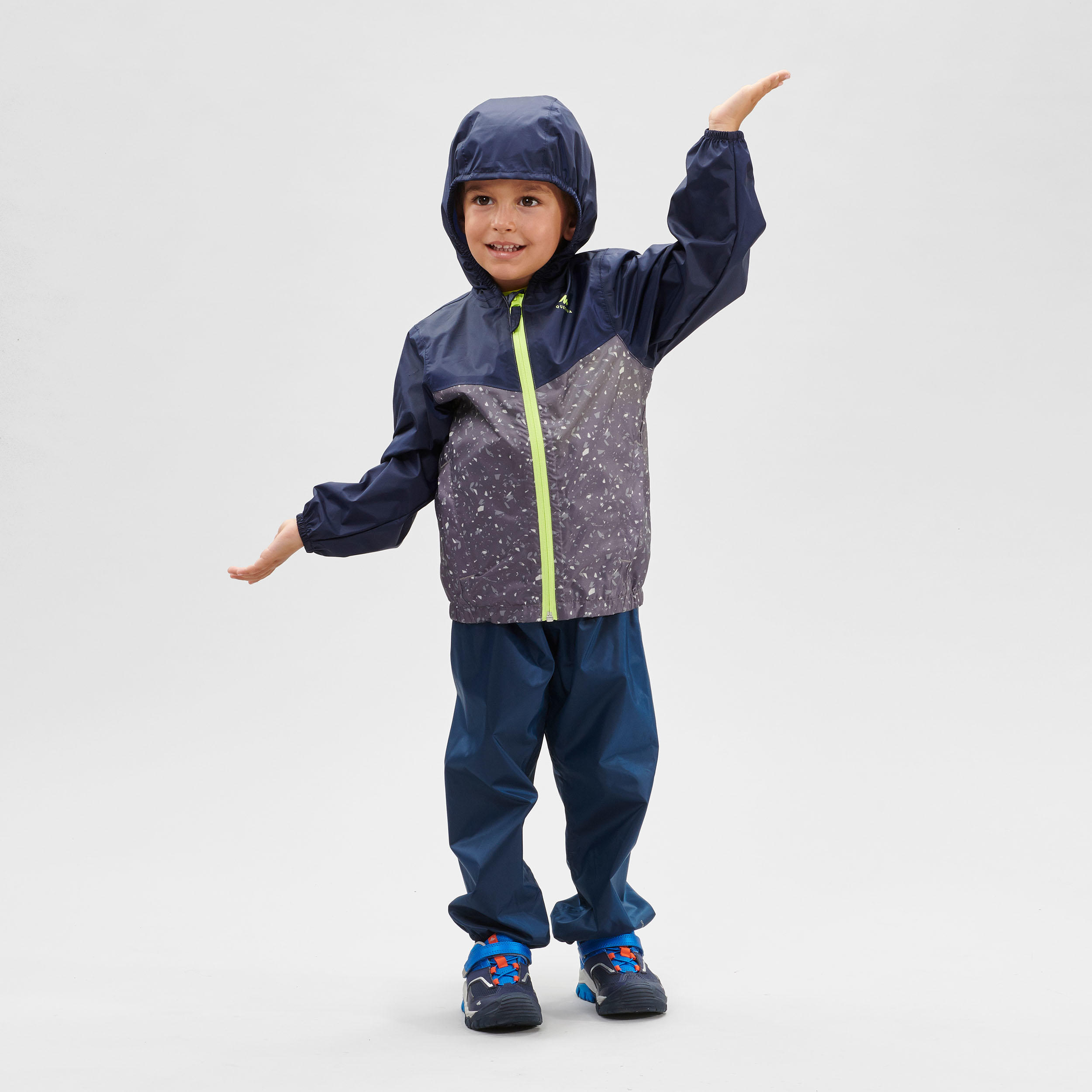 Kids’ Hiking Rain Pants - MH 100 - QUECHUA