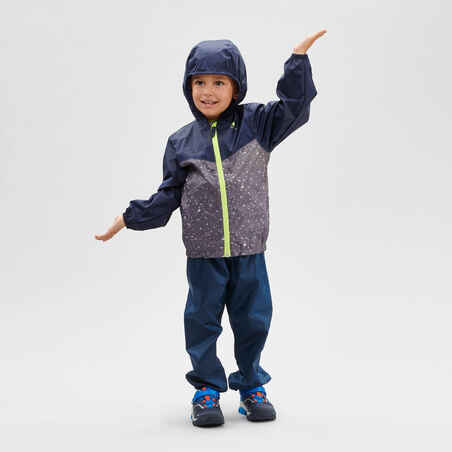 Kids' Hiking Waterproof Overtrousers MH100 2-6 Years