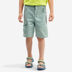 Short de randonnée - MH500 KID vert - enfant 2-6 ANS