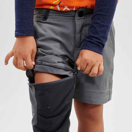 Kids' Hiking Zip-Off Trousers MH500 2-6 Years