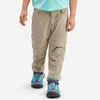 Kids’ Modular Hiking Trousers - MH500 KID Aged 2-6 YEARS