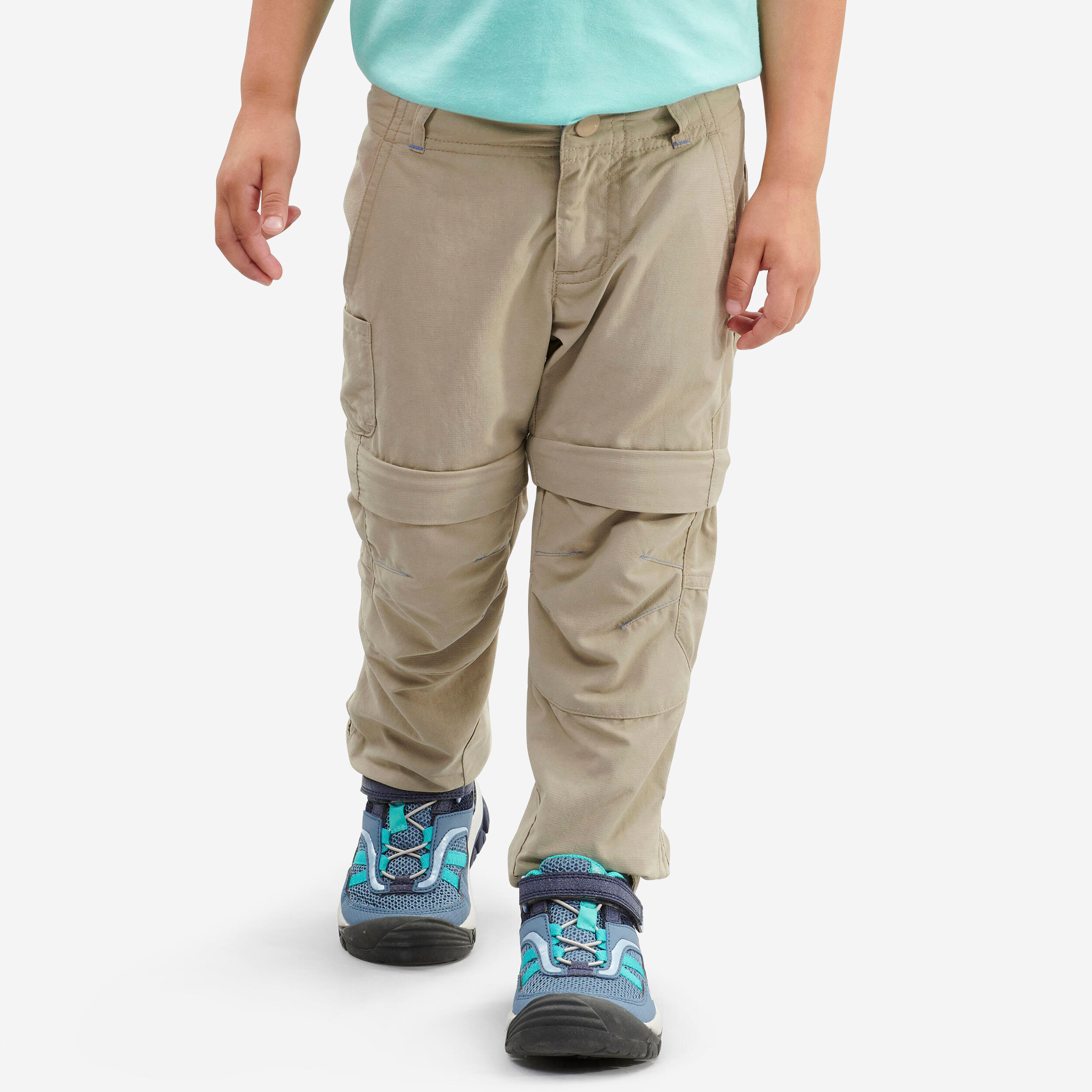 Kids’ Modular Hiking Trousers - MH500 KID Aged 2-6 YEARS 1/11