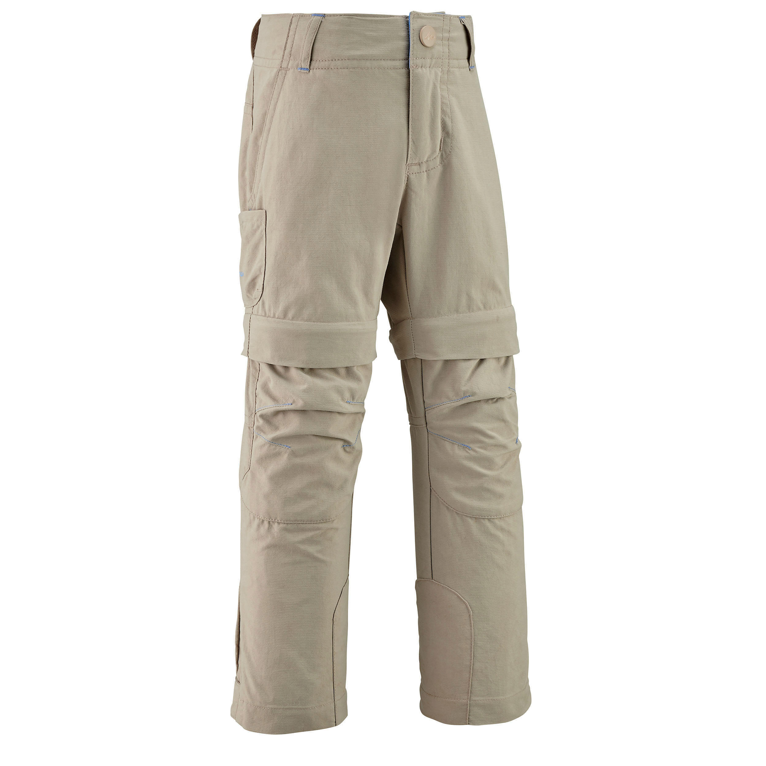 Pantalon Modulabil Drumetie La Munte Mh500 Bej Copii 2 - 6 Ani