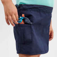 מכנסי-חצאית לטיולים לילדים MH100 KID - לגיל 2 עד 6 - כחול נייבי