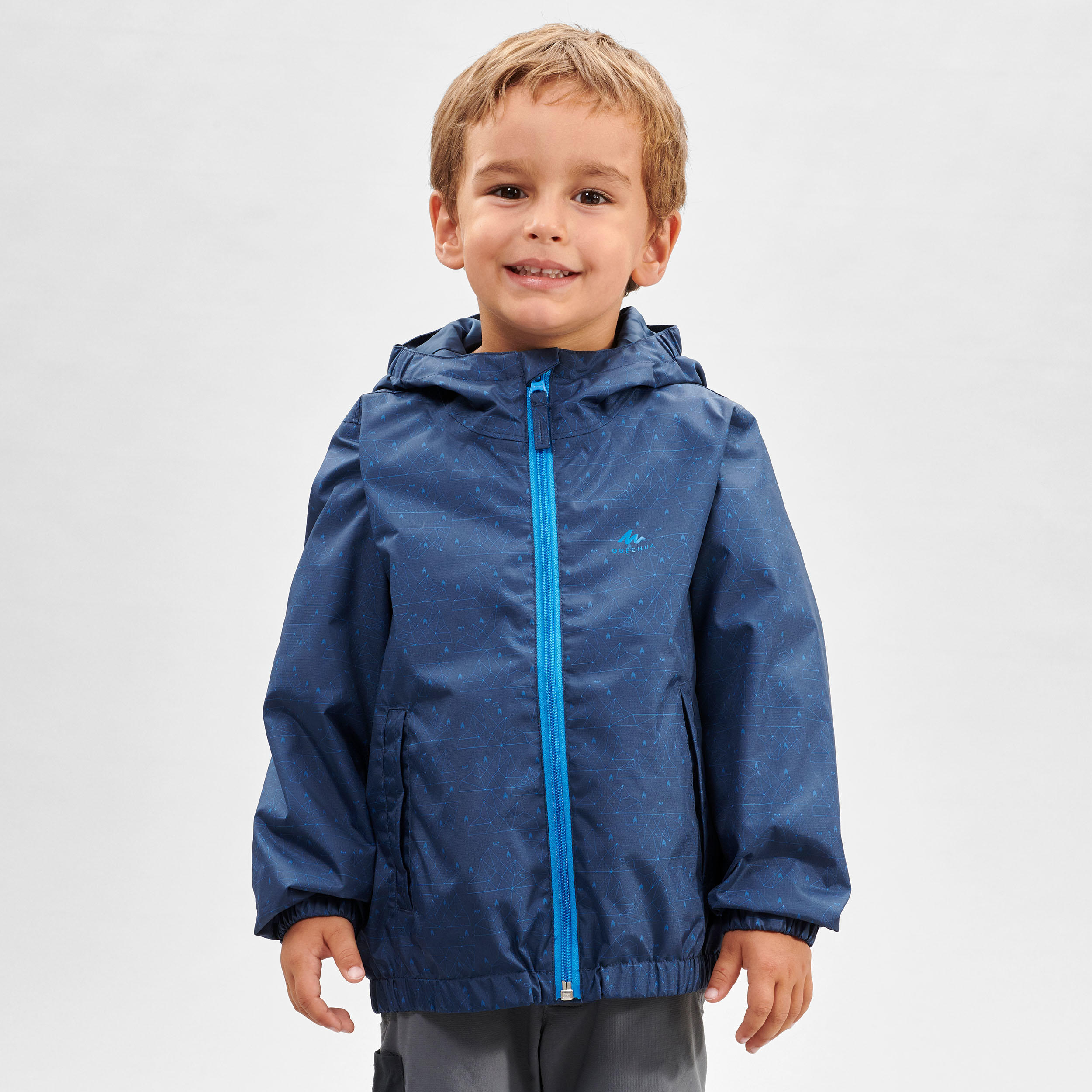 Chamarra impermeable de senderismo para ni os 2 6 a os MH500 KID