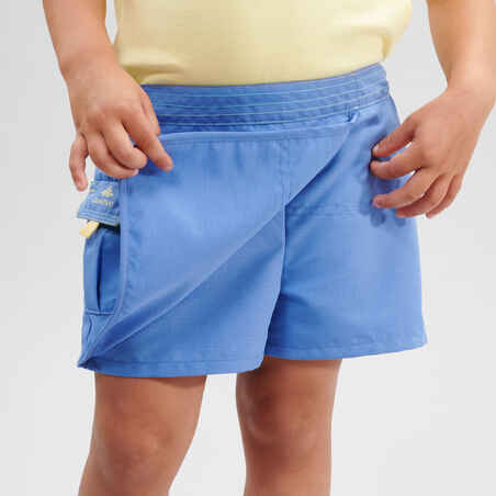 Children's Hiking Skort - MH100 KID - Blue children aged 2-6