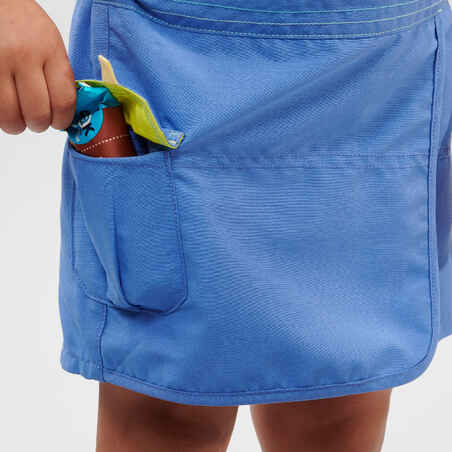 Παιδική φούστα σορτς πεζοπορίας - MH100 KID - Μπλε - Παιδιά ηλικίας 2-6 ετών