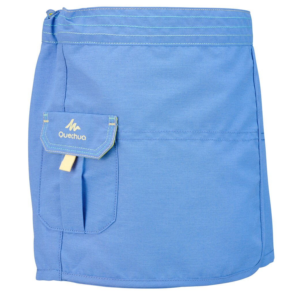 Jupe short de randonnée - MH100 KID bleue -enfant 2-6 ANS
