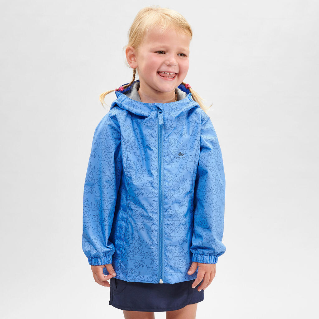 Wanderjacke Kleinkinder Gr. 92–116 wasserdicht - MH500