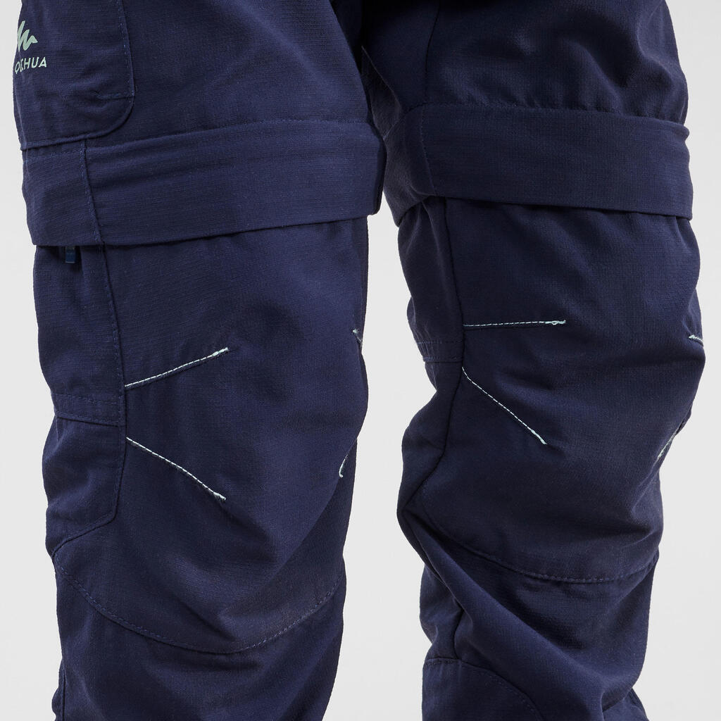 Kids' Modular Hiking Trousers 2-6 Years MH500 - Brown