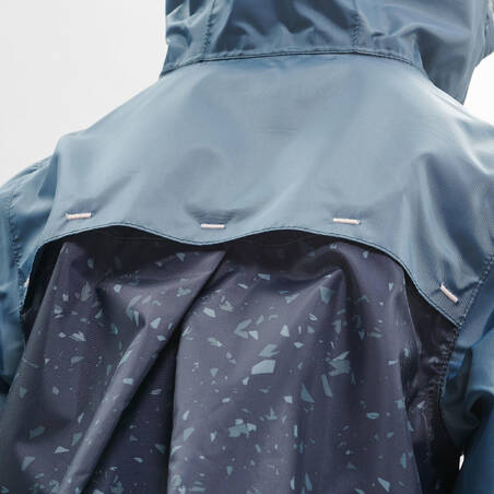 Jaket hiking kedap air - MH150 Anak biru/abu-abu - anak usia 2-6 TAHUN