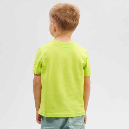 Children's Hiking t-shirt - MH100 - Age 2-6 YEARS - green 