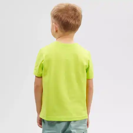 Children's Hiking t-shirt - MH100 - Age 2-6 YEARS - green 