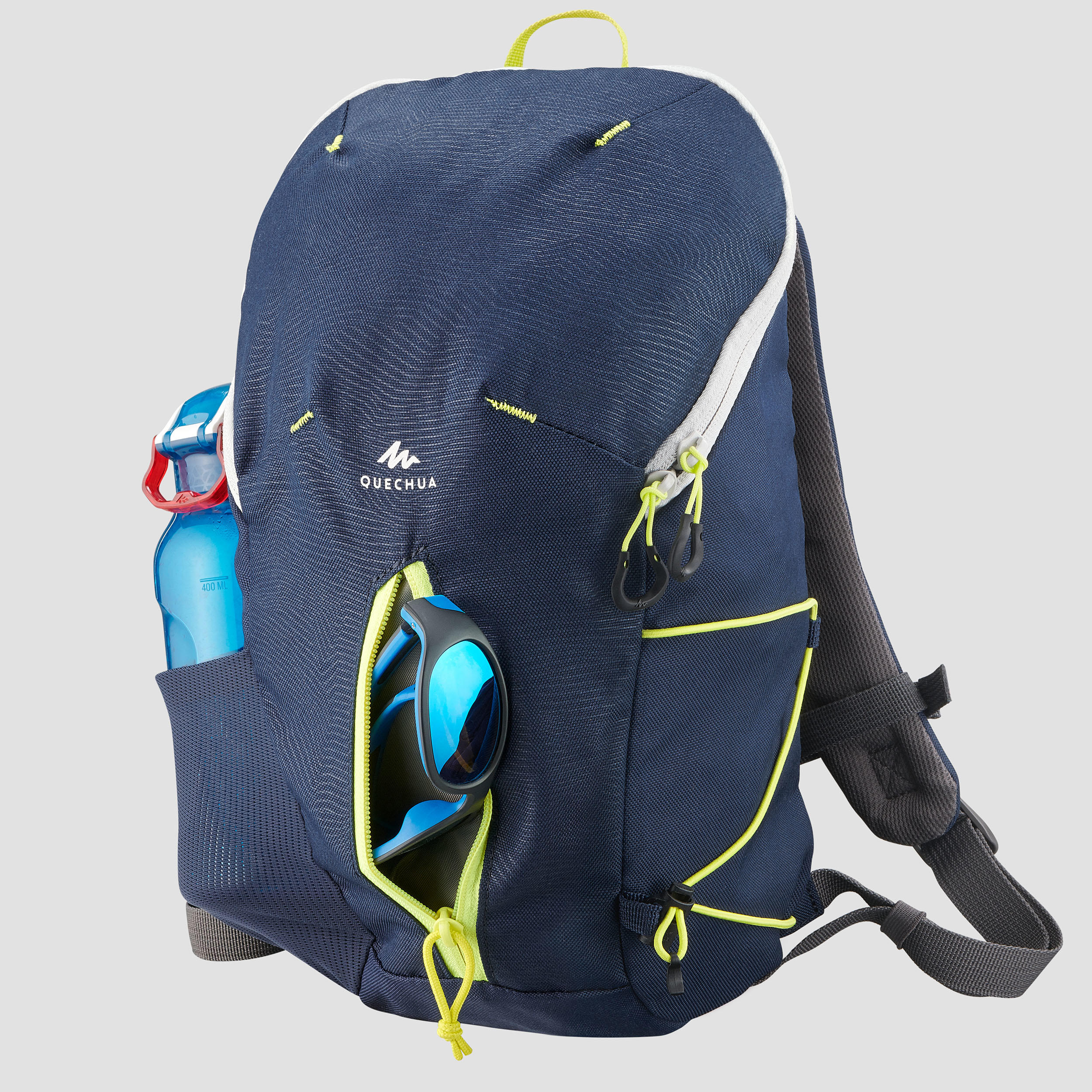Sac à dos de randonnée de 10 L enfant - MH 100 bleu/jaune - QUECHUA