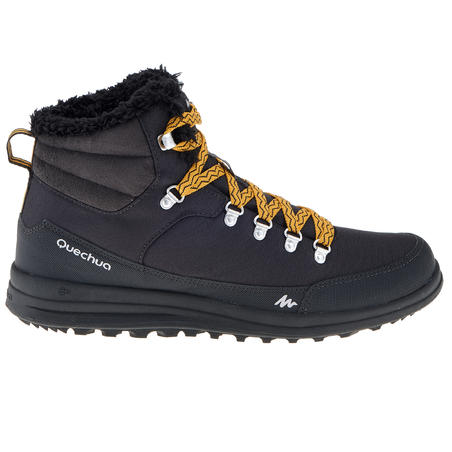 Arpenaz 100 Mid Warm Men's Hiking Boots - Black