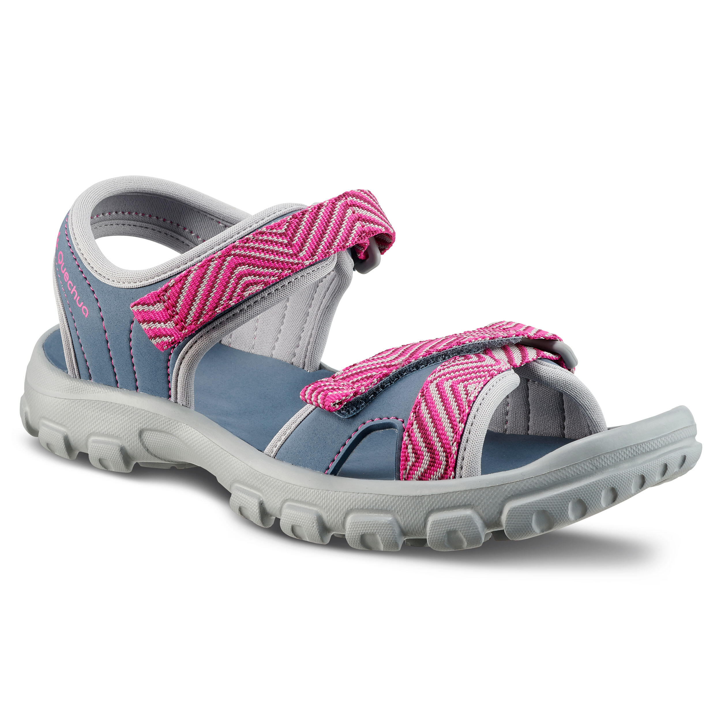 SANDALIAS DE SENDERISMO MH100 JR AZUL ROSA Decathlon