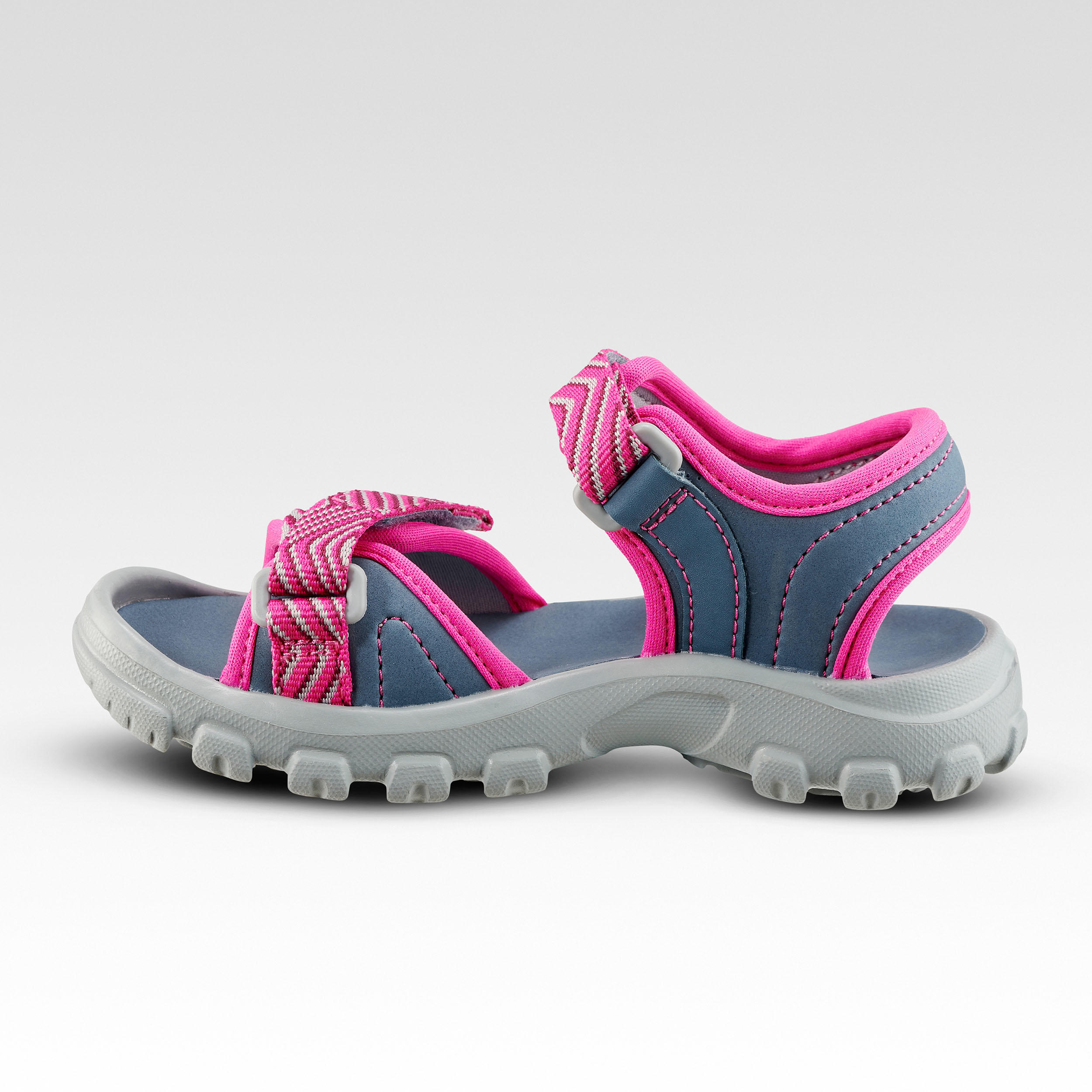 Kids' Hiking Sandals - MH 100 Pink - QUECHUA