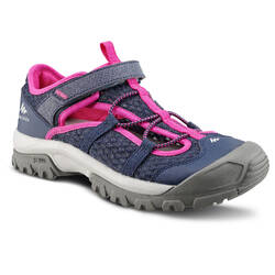 Children's hiking sandals MH150 TW blue pink - JR size 10 TO 6