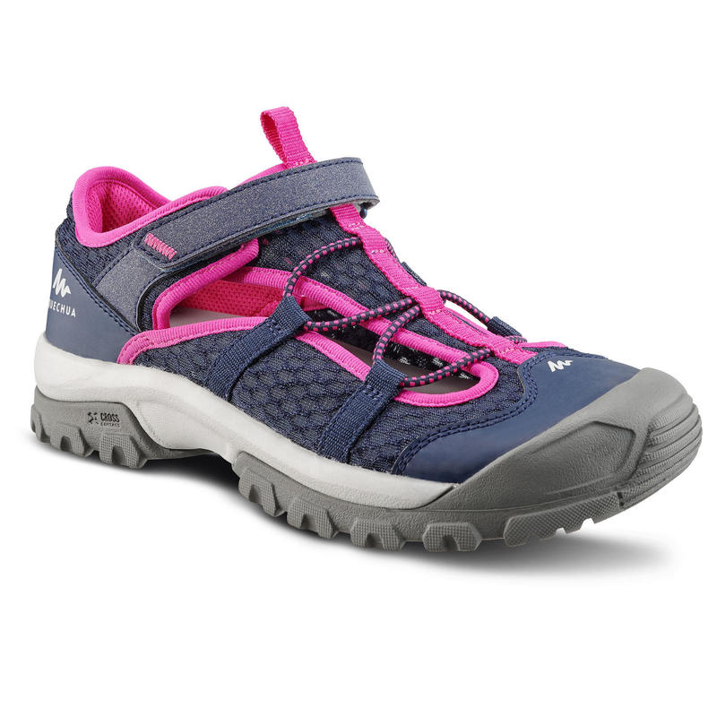 Sandalias cerradas de montaña y trekking Niños Quechua MH150 azul