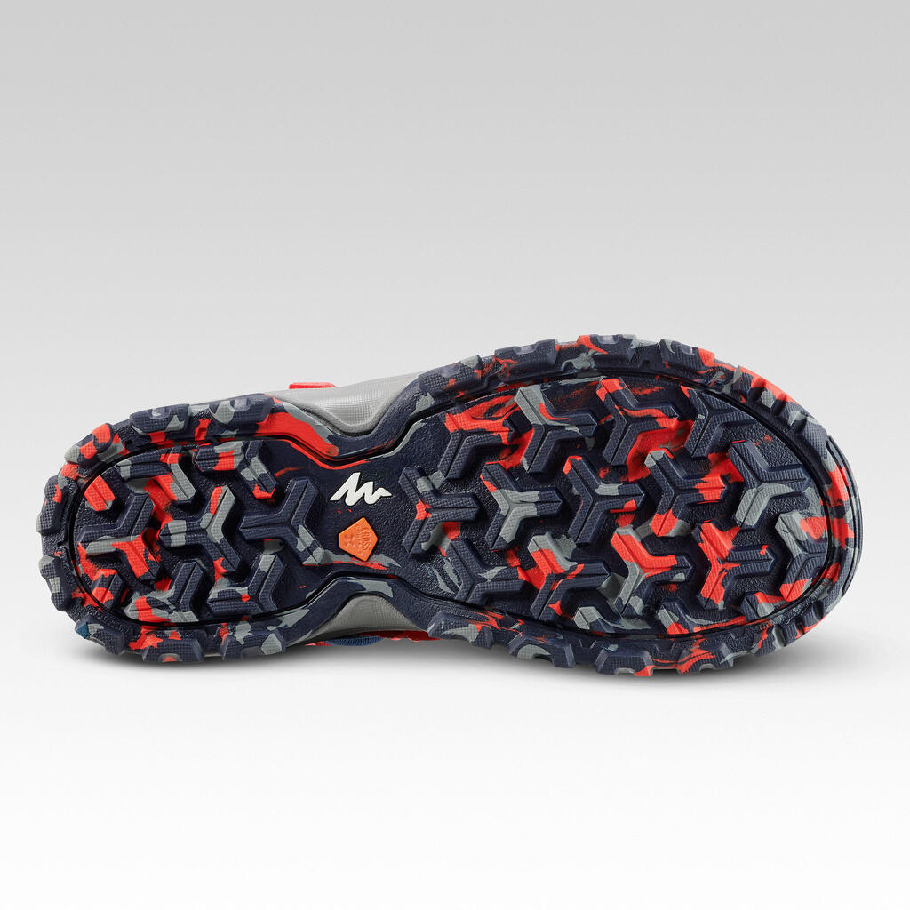 Kids’ Hiking Sandals MH150 TW - Jr size 10 TO Adult size 6 - Red