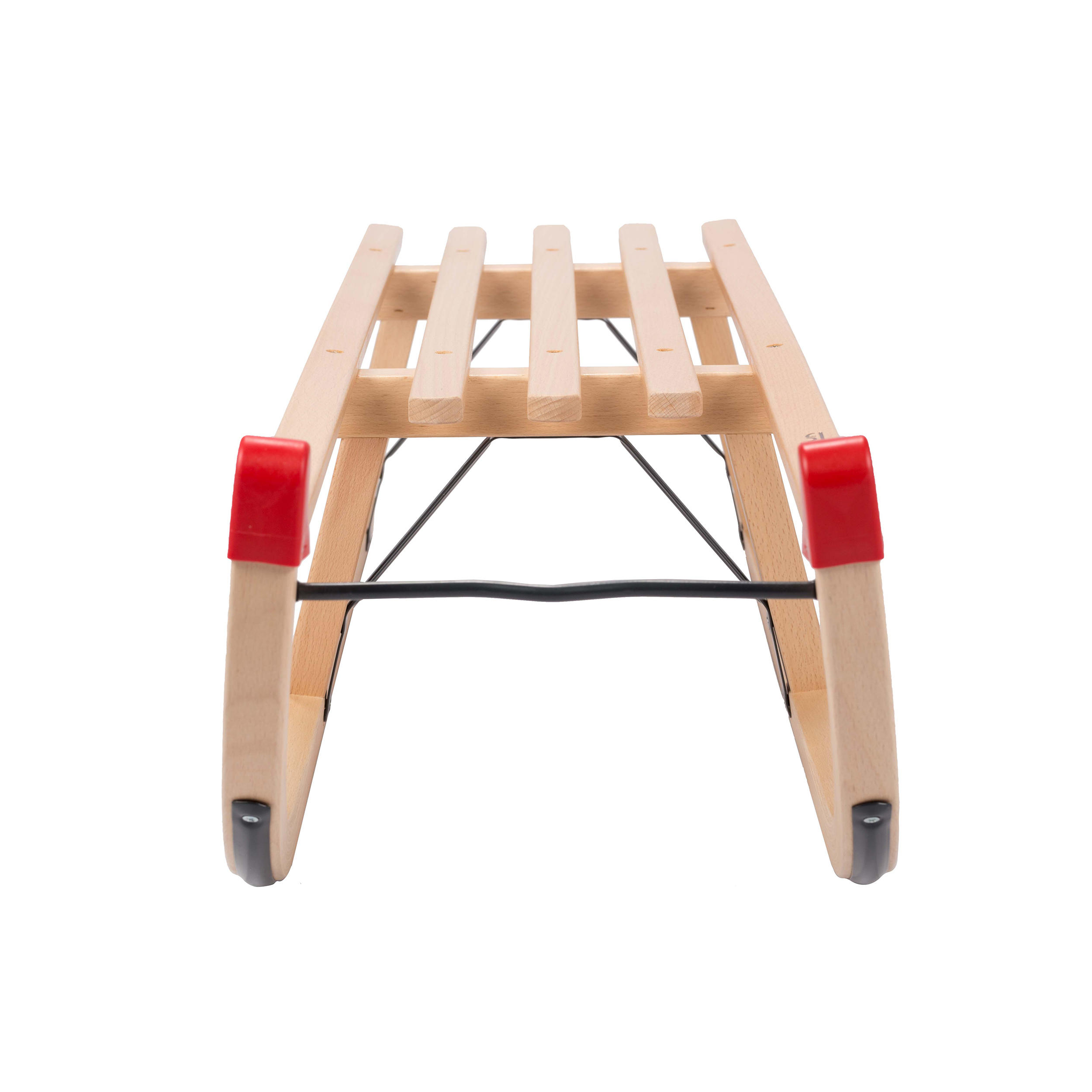 Traditional Wooden Sledge Davos 100 cm 4/4