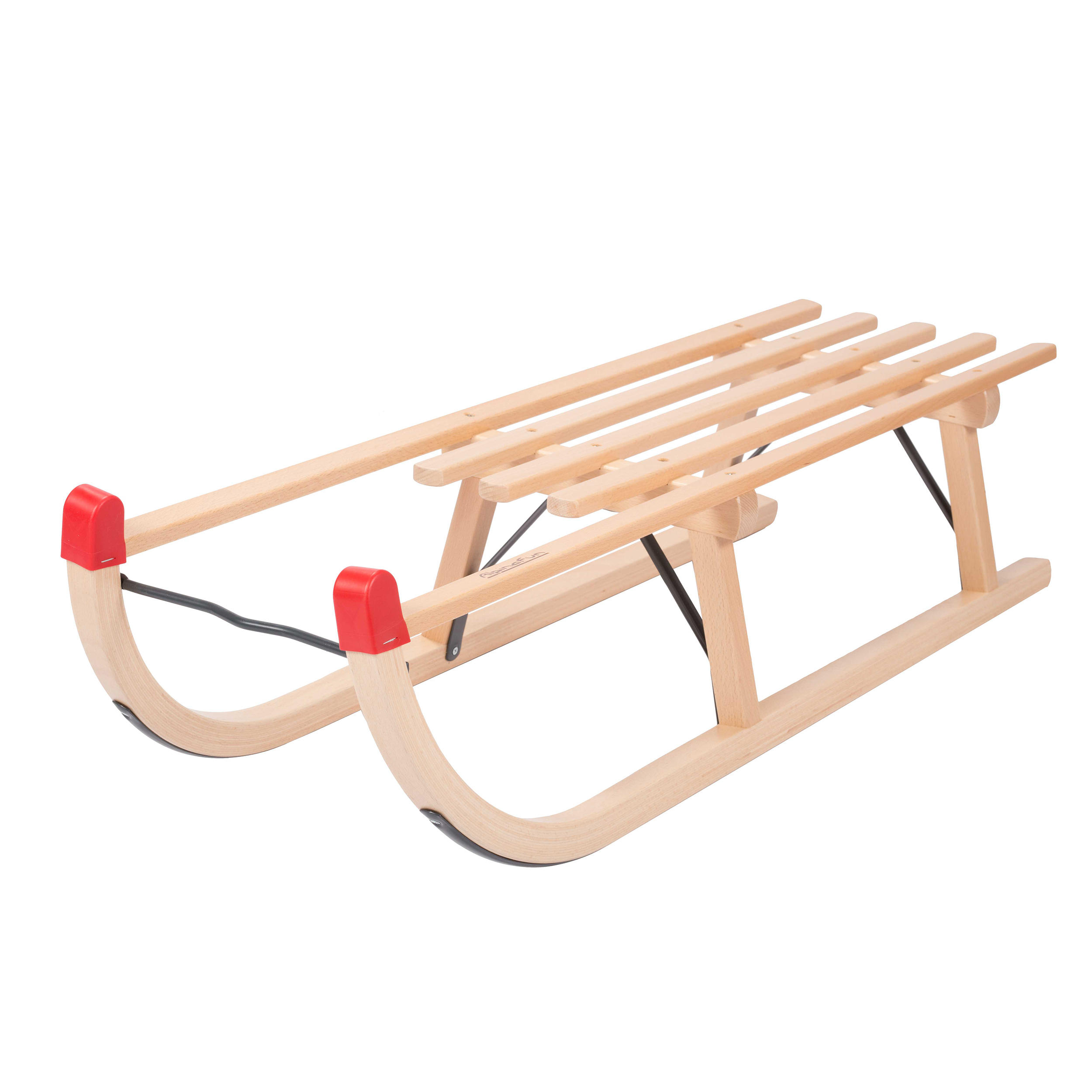 Traditional Wooden Sledge Davos 100 cm 1/4