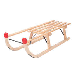 Traditional Wooden Sledge Davos 100 cm