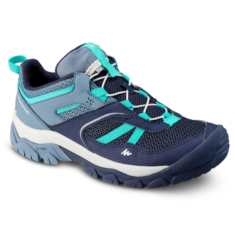 Girl's Low-top Lace-up Mountain Walking shoes Crossrock blue 2.5 - 5
