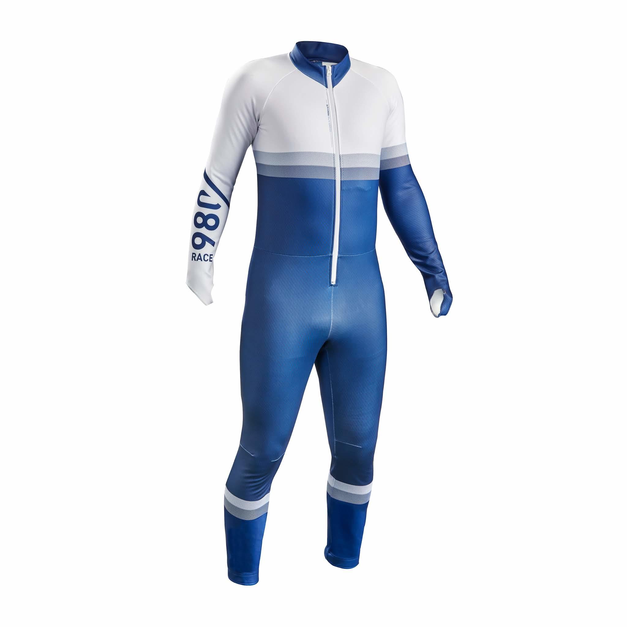 ADULT'S COMPETITION SKI SUIT 980 - BLUE 1/9