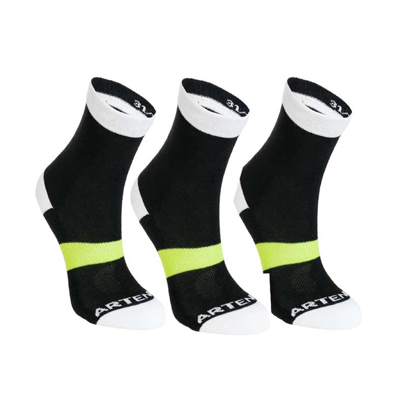 JUNIOR SOCKS Tennis - RS 160 Kids' High-Cut Tri-Pack ARTENGO - Tennis